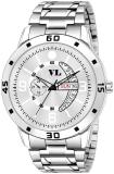 VILLS LAURRENS VL-1187 SLV VILLS LAURRENS | SILVER STAINLESS STEEL | DAY & DATE Analog Watch  - For Men