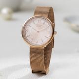 SONATA Poze Rose Gold Strap with Rose Gold Dial Analog Watch  - For Women
