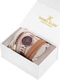 DANIEL KLEIN Magenta Dial Analog Gift Set Watch with Bracelet For (Pack of 3) - DK11794-6 GIFT-ladies Analog Watch  - For Women