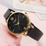 SONATA Poze Women Analog Black Dial Black Strap Analog Watch  - For Women