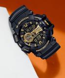 CASIO GA-400GB-1A9DR G-SHOCK GA-400GB-1A9DR Black-Gold Dial Resin Strap Analog-Digital Watch  - For Men