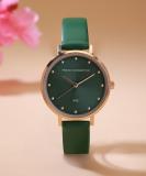 French Connection FCN00080A Green Dial Round Analog Watch  - For Women