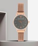 Joker & Witch Lexi Rose Gold Grey Dial Magnetic Watch Analog Watch  - For Women