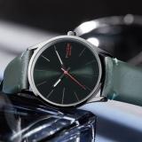 SONATA Poze Men Analog Black Dial Dark green Strap Analog Watch  - For Men