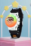 Shocknshop Stylish Kids Rotating LED Cartoon Action Hero Childrens Digital Watch  - For Boys & Girls