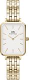 DANIEL WELLINGTON Quadro 20x26 5-Link Quadro 5-Link White color Square - 26 mm diameter Analog Watch  - For Women