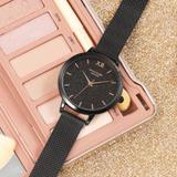 SONATA Poze Black Dial Black Strap Analog Watch  - For Women