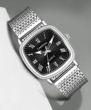 LIMESTONE CLASSIC Classic Series Mesh Chain Stainless Steel Square Quartz Analog Watch  - For Men