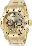 INVICTA 0074 Pro Diver - Scuba Quartz Gold Dial Analog Watch  - For Men