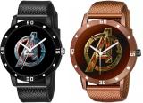 NEO VICTORY Combo Stylish New Avengers Dial Brown N Blue 1 Men Analog Watch - For Boys Analog Watch  - For Boys