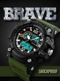 TIMEWEAR 1283ARMYGREEN TIMEWEAR Black Dial Green Silicone Strap Sports Analog-Digital Watch  - For Men