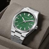 Shocknshop Classic Stainless Steel Green Wrist Watches Date Chronograph Analog Watch  - For Men