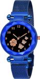 MAAN INTERNATIONAL MagnetFBF Flower Butterfly Dial Blue Magnetic Strap Girls Analog Watch  - For Women