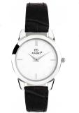 ADAMO Adamo Slim White Dial Round Shaped with Synthetic Leather Strap Premium Analog Watch  - For Women