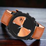 LORENZ MK-409R Lorenz Two Tone Dial & Brown Leather Strap Analogue Watch for Men | 409R Analog Watch  - For Men