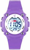 Time Up Sports New 2024 Colorful Flashing Night Light Waterproof Small Dial 3-12 Years Kids Digital Watch  - For Boys & Girls