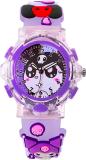 Time Up 3D Printed Cartoon Strap 3D Printed Cartoon Printed Glowing LED Light Kids (Age:3-10 Years) Gift Analog Watch  - For Boys & Girls