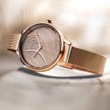 SONATA Poze Rose Gold Strap with Rose Gold Dial Analog Watch  - For Women