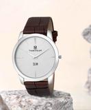 TIMEWEAR 192WDTG TIMEWEAR Slim Series Two Hands Brown Leather Strap Analog Watch  - For Men