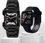 QALIBA Analog new latest watches (trending) 2023 Watch Black Analog And Digital Black LED Stylish Pack Of 2 Analog Watch  - For Boys & Girls