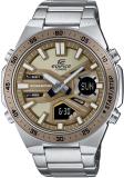 CASIO EFV-C110D-5ADF Edifice Brown Dial Silver Stainless Steel Band Analog-Digital Watch  - For Men