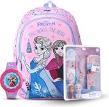 Zoop From Titan Zoop Frozen Gift Set - Analog watch + School bag + Stationary Kit for Kids Back to School Combo Analog Watch  - For Boys & Girls