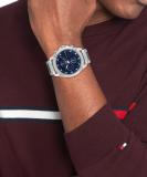 TOMMY HILFIGER AW 24 Fall Winter Colletion With Silver Dial Analog Watch  - For Men