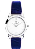 ADAMO Adamo Slim White Dial Round Shaped with Synthetic Leather Strap Premium Analog Watch  - For Women