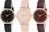 Shocknshop Multi Colored Dial Fashion Combo Watch For Women And Girls -Pack of 3 Analog Watch  - For Women