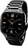 TIMEWORKS 416NNM21 TIMEWORKS Designer Black Square Shape Dial Men's & Boy's Analog Watch  - For Men