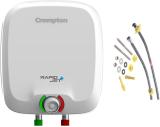 Crompton 6 Litres Rapidjet Plus 6-L 5 Star Rated  with Copper Heating Element Storage Water Heater (Free Installation and Connection Pipes, White)