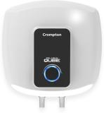 Crompton 25 Litres Solarium Qube Storage Water Heater (White)