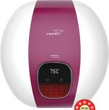 V-guard 15 Litres Pebble Shine Smart 15L Storage Water Heater (Grape Red, White)