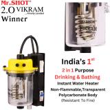 Mr Shot 1 Litres 2.O Vikram Winner - Transparent Model Mr.SHOT Instant Water Heater (Yellow)