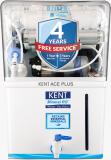 KENT ACE Plus 8 Litres RO + UV + UF + TDS Control + UV in Tank Water Purifier Suitable for all - Borewell, Tanker, Municipality Water (White)