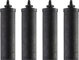 Rama 8'' Carbon Candle For Ultra Fast Filtration Pack Of 4 10000 Litres Gravity Based Water Purifier (Black)