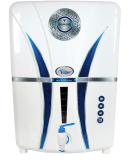 Aqua Flow Enterprises Diamond Full White 12 Litres RO + UF + UV + UV_LED + TDS Control Water Purifier (White)