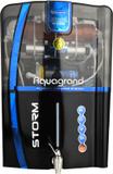 Aquagrand STORM Model Advance Technology With COPPER FILTER 12 Litres RO + UV + UF + Copper + TDS Control Water Purifier (Black)