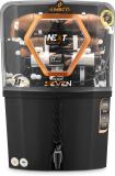 Kinsco Aqua Seven Copper Zinc and Alkaline Power of 3 15 Litres RO + UV + UF + Copper Guard + pH enhancer Water Purifier (Black)