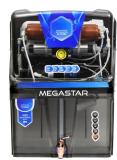 AQUA Fresh Megastar Black Transparent 12 Litres RO + UV + UF + TDS + Copper Water Purifier (Black)