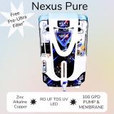 nexus pure JAZZ WHITE COPPER +ALKALINE 10 Litres RO + UV + UF + TDS Water Purifier (White)