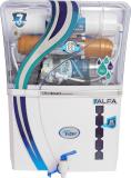 Aqua Flow Enterprises ALFA Copper 12 Litres RO + UV + UF + TDS Control + UV in Tank + Copper Water Purifier (White)