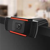 Ervmtech Full HD USB Web Cameras Online Teching Conference Live Streaming Video Calling  Webcam (Black, Orange)