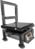 KiloMaxx 100Kg With Double Ultra Bright Green Display For Shop Industrial Uses Factories Weighing Scale (12 * 12 inches, MS RUGGED)