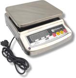 KiloMaxx KM-01 30Kg WIth UltraBright Dual Led Display For Shop Kitchen Industrial Uses Weighing Scale (Silver 7*9")