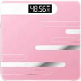 MCP Healthcare 180Kg Personal Body Floor Scale Accurate LCD Display Glass Pink Smart Electronic Weighing Scale (Pink)