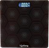 Lifelong Glass Weight Machine Weighing Scale (Black)