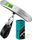 BOLDFIT Luggage Weight Machine Digital Weighing Scale for Luggage Weighing Scale 50kg Weighing Scale (Grey)