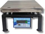 KiloMaxx KM-07, 100Kg With Double Ultra Bright Green Display For Shop Factories Corn Weighing Scale (12 * 12 inches, Steel)