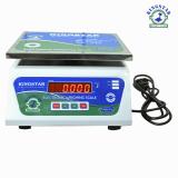 King Star Mini ABS Scale Capacity 30 Kg Accuracy 2g Minimum 10g RED Display ISO Mark Weighing Scale (White)